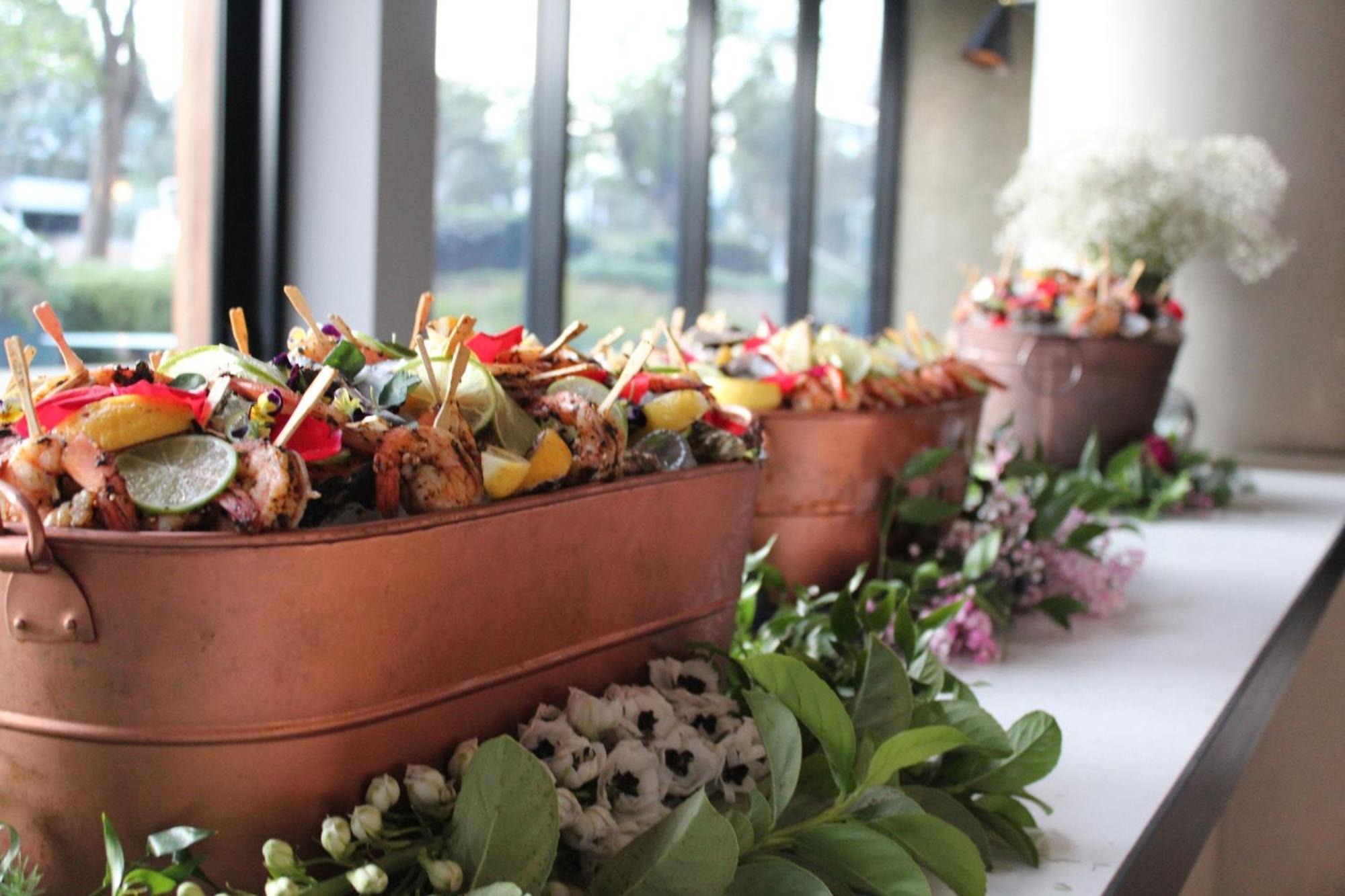 Midnight Hotel, Autograph Collection Canberra Ngoại thất bức ảnh A salad bar at a wedding reception